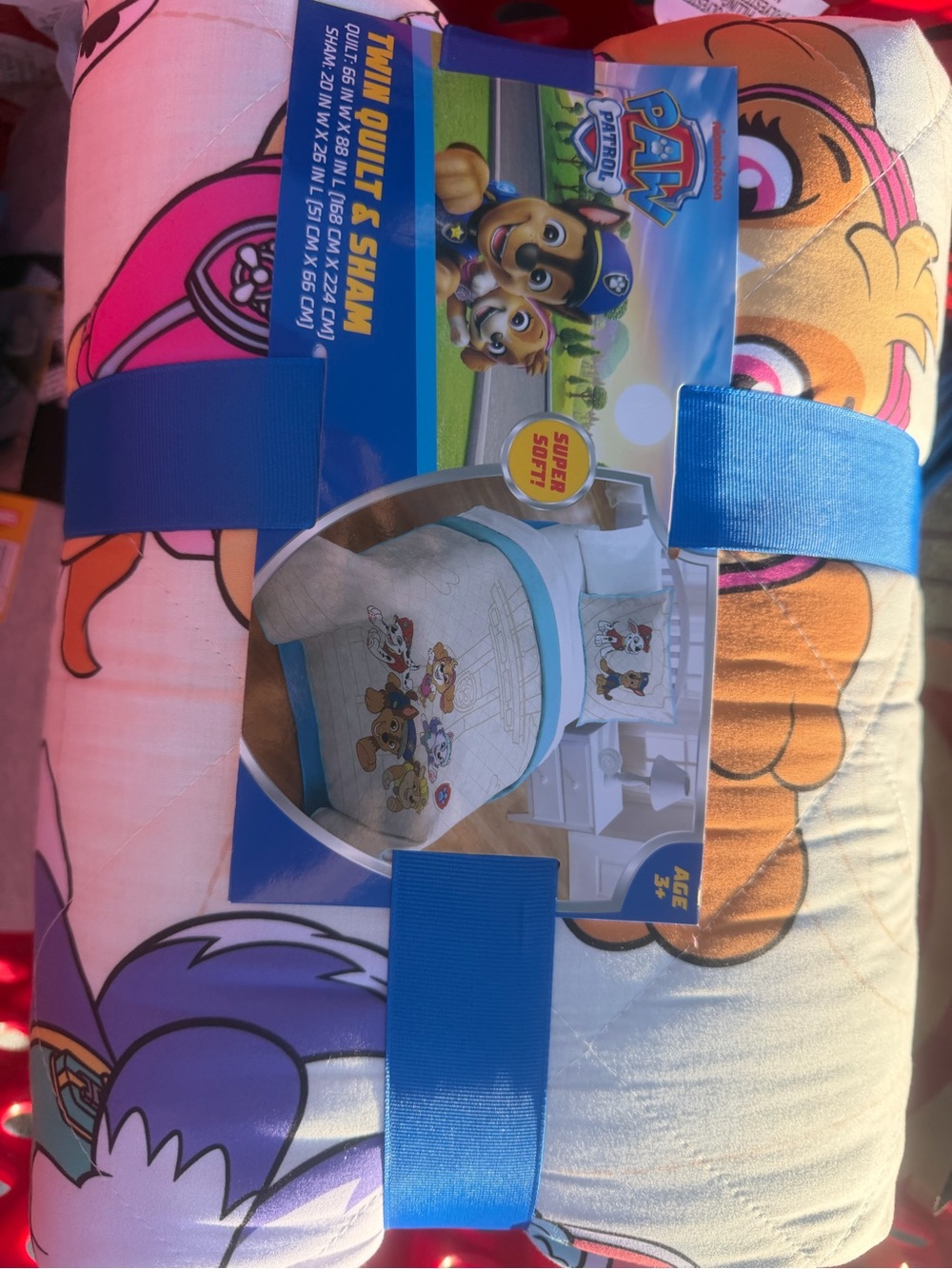 Paw Patrol Kids Throw Quilt – Blue & Multicolor